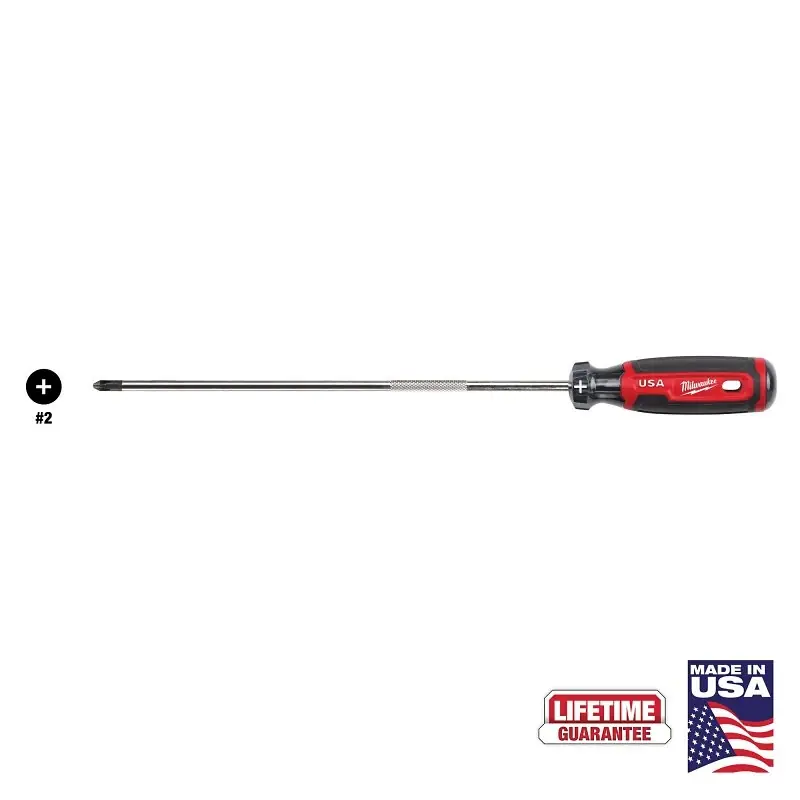 Milwaukee 2 X 10 In. L Phillips Screwdriver 1 Pk