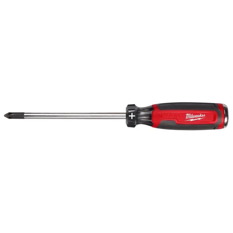 Milwaukee 2 X 6 Inch Phillips Demolition Screwdriver With Cushion Grip