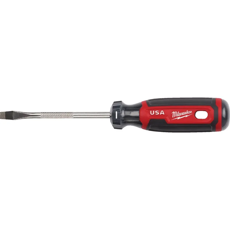 Milwaukee 1/4 In. X 4 In. L Slotted Screwdriver 1 Pk
