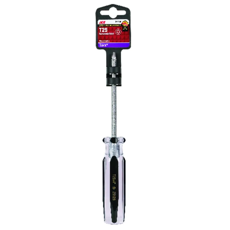 T25 Torx Screwdriver 4 In. Long With Chemical-resistant Handle