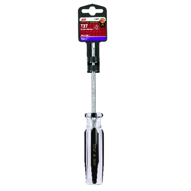 T27 Torx Screwdriver 4 In. Long With Chemical-resistant Handle