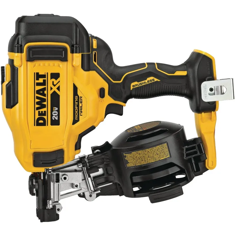 20v Max 15 Degree Cordless Coil Roofing Nailer Tool Only Dcn45rnb