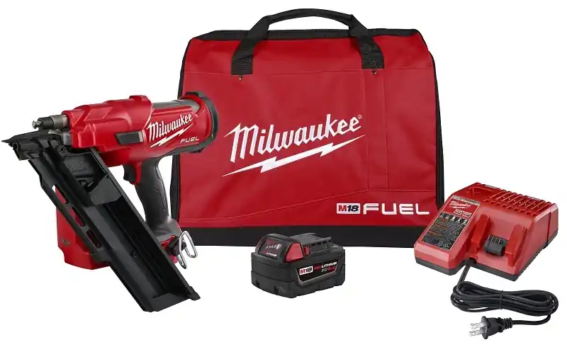 M18 Fuel 18 Volt Lithium-ion Brushless 30 Degree Cordless Framing Nailer Kit