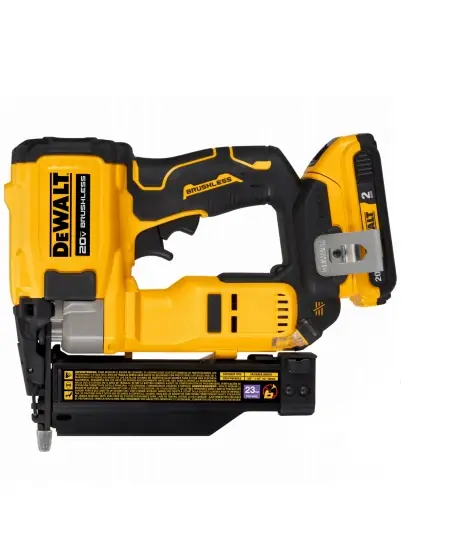 20-Volt MAX Atomic Compact Cordless Pin Nailer Kit, Brushless Motor, 23 Gauge, Battery