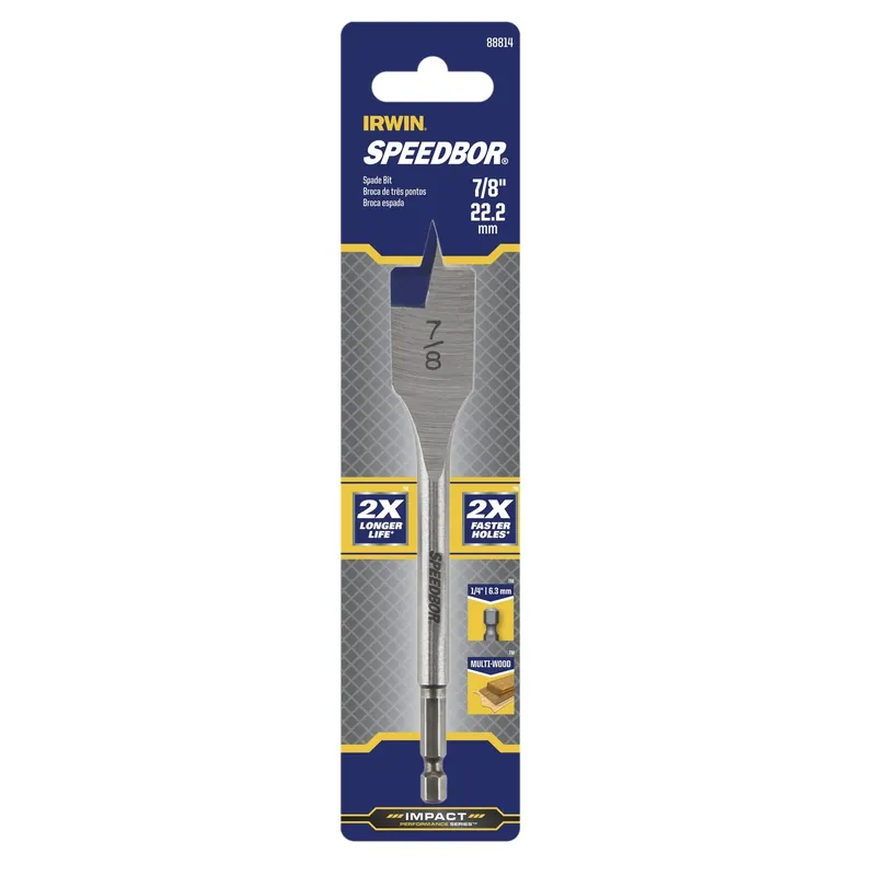 Speedbor Spade Drill Bit, 7/8 In.