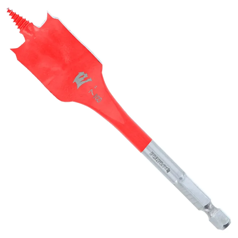 Diablo 7/8 In. X 4 In. L High Speed Steel Clean Wood Spade Bit Hex Shank 1 Pk
