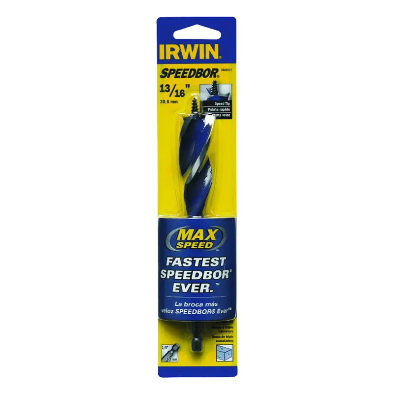Speedbot Max Tri Flute Drill Bit, 13/16 In.