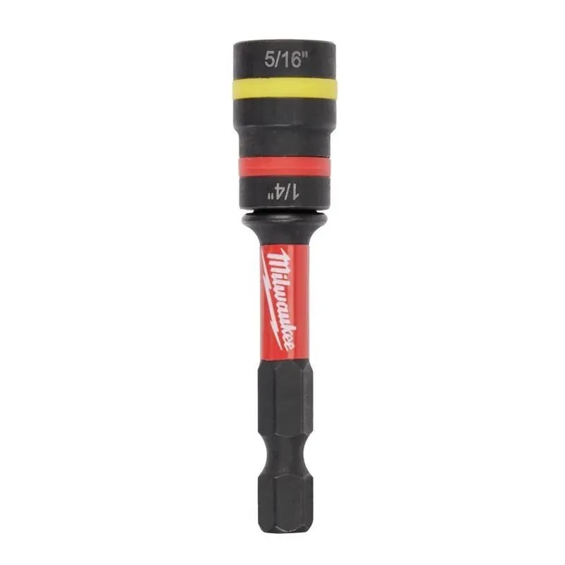 Milwaukee Quik‑Clear Magnetic Nut Driver – 1/4‑5/16 In. Hex Shank, 2.4 In. Steel Tool