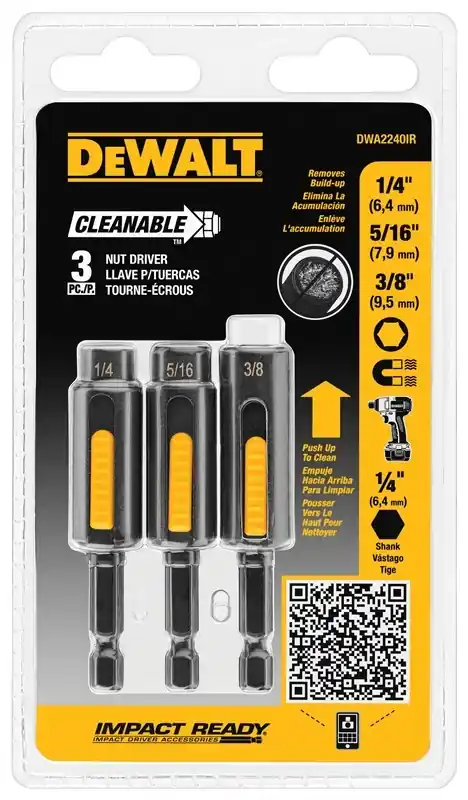 DEWALT 3-Piece Metric And SAE Hex Nut Driver Set