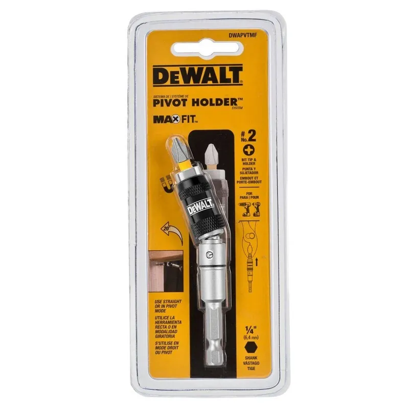 1/4 In. Hex Maxfit Pivot Holder For Tight Spaces - Model Dwapvtmf