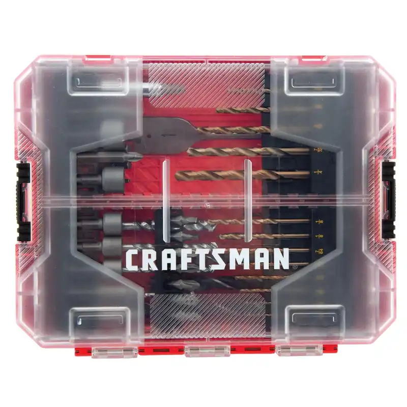 60-piece Drill And Driver Bit Set With Shock-resistant Tool Steel