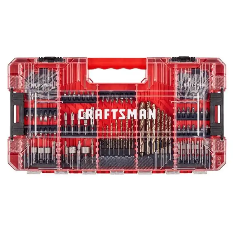Craftsman 140‑Piece Hex‑Shank Drill & Driver Bit Set – Premium Steel Toolkit