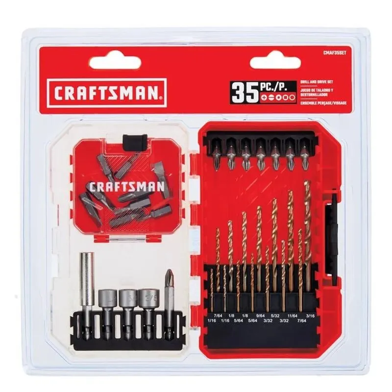 Craftsman 35‑Piece Hex‑Shank Drill & Driver Bit Set – Premium DIY Toolkit