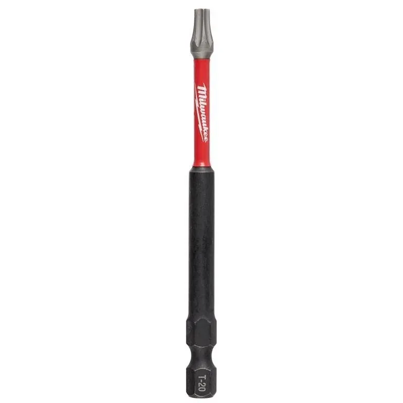 Milwaukee Shockwave T20 3‑1/2" Torx Impact Screwdriver Bit – Heavy‑Duty Performance