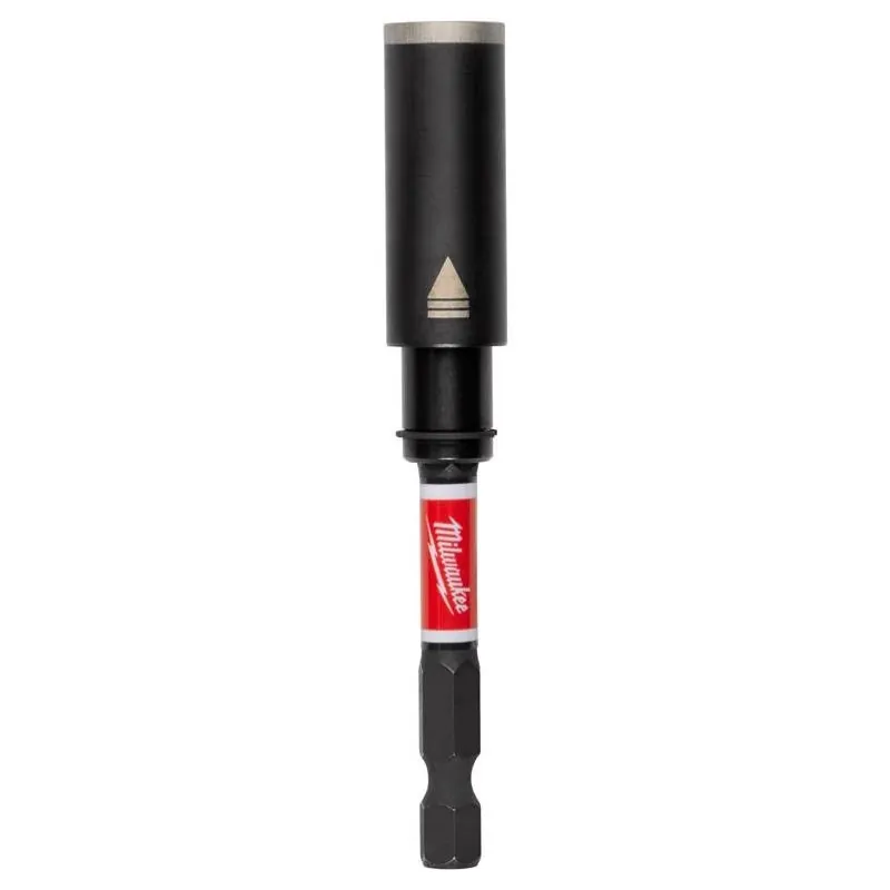 Milwaukee Shockwave 48-32-7903 Impact‑Duty Screw‑Holding Bit Holder – 1/4 in Drive, Hex Shank, S2 Steel