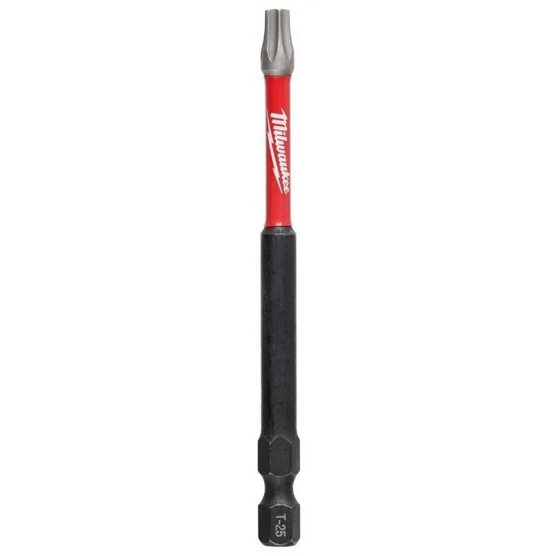 Milwaukee SHOCKWAVE 48-32-4596 T25 Impact Duty Bit – 3.5 in Alloy Steel