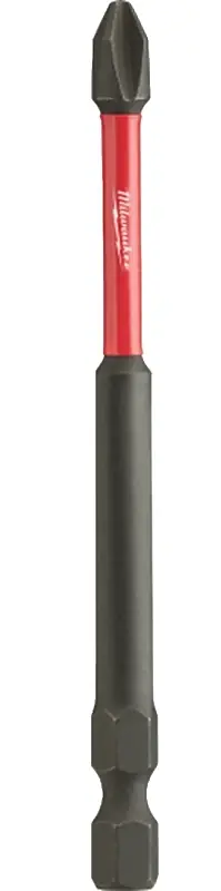 Milwaukee Shockwave Phillips PH2 Sizes X 3-1/2 In. L Power Bit Alloy Steel 25 Pc
