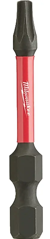 Milwaukee Shockwave Torx T20 Sizes X 2 In. L Power Bit Alloy Steel 1 Pk