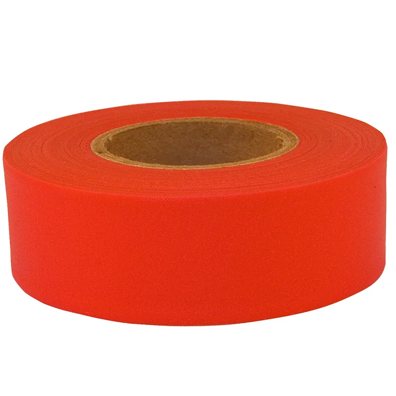 Flagging Tape, Glo Red, 150 Ft.