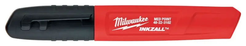 Milwaukee INKZALL Black Medium Tip Jobsite Marker 2 Pk