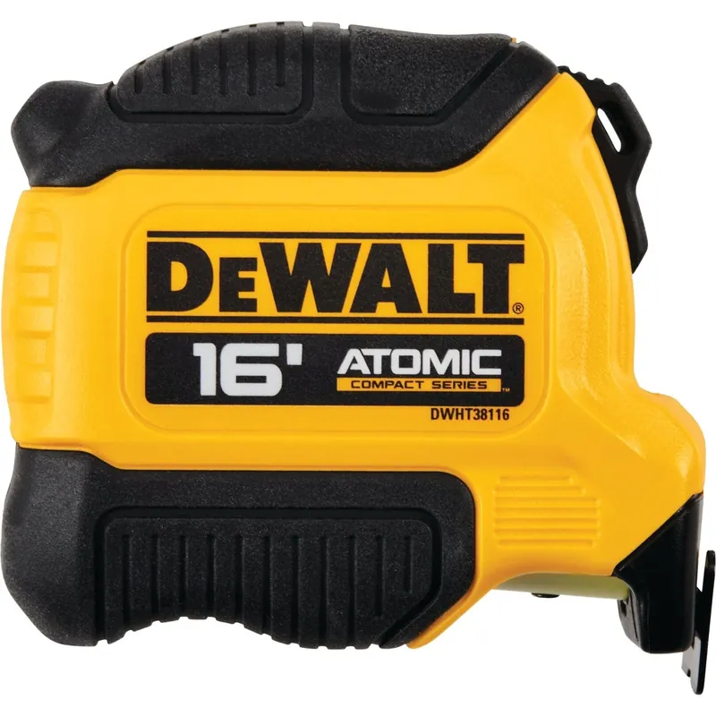 DeWalt ATOMIC 16 Ft. L X 1.25 In. W Compact Tape Measure 1 Pk