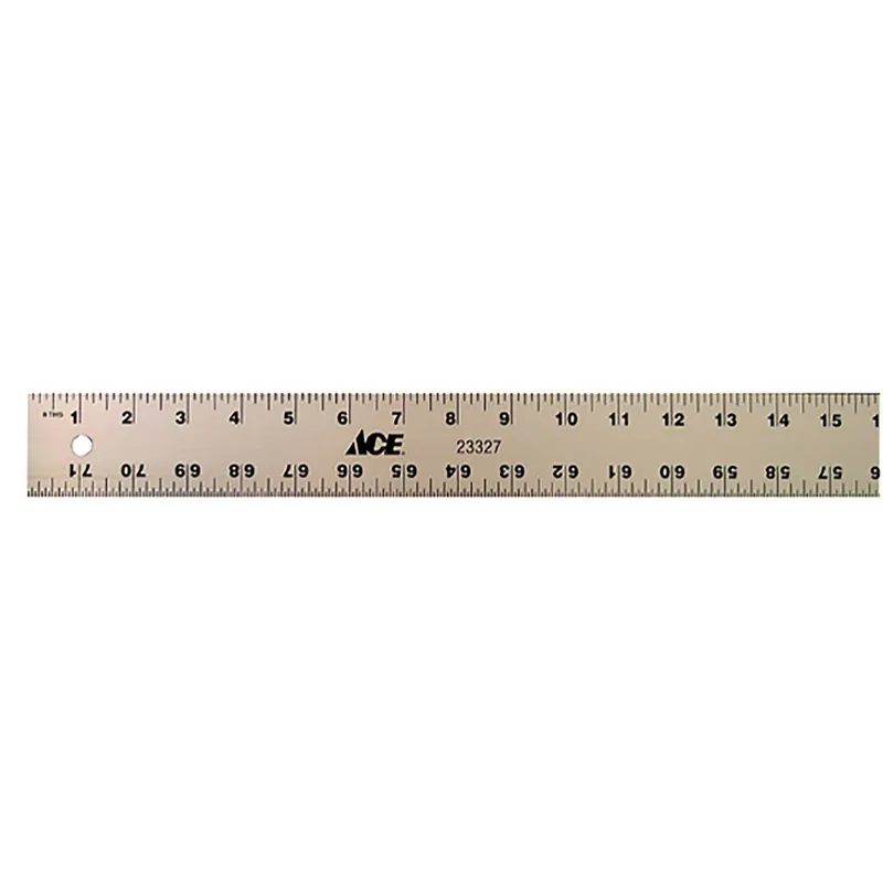 72 Inch Long By 2 Inch Wide Aluminum Straight Edge Rule With Sae Graduations