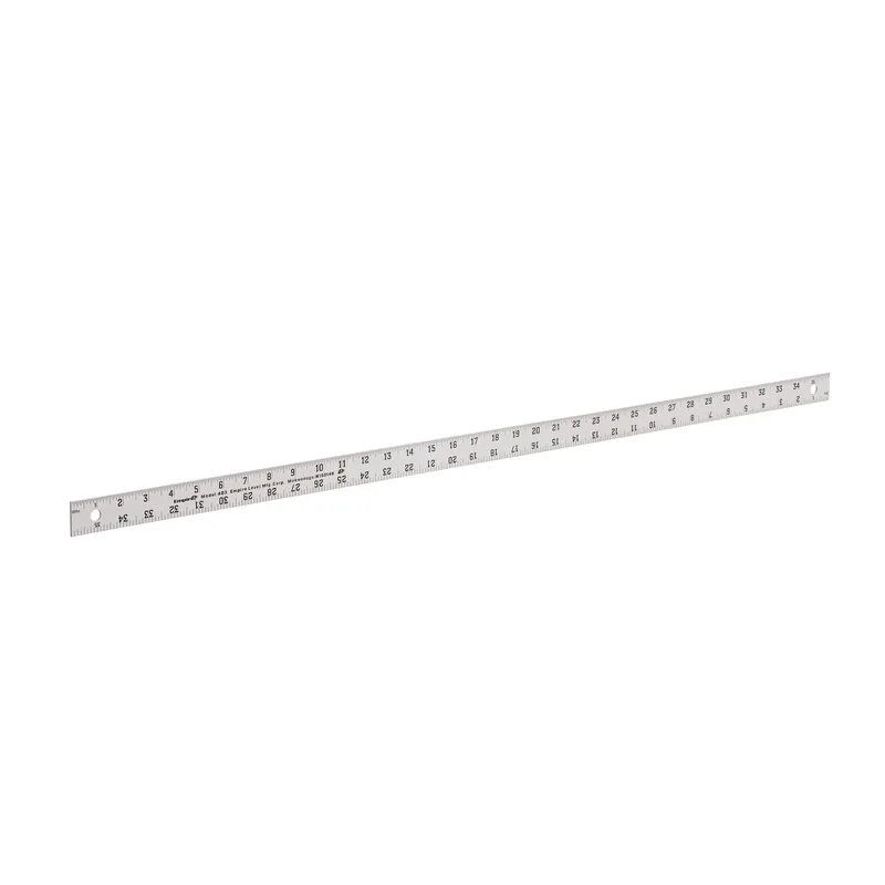 36 In. Heavy-duty Aluminum Straight Edge Ruler With Inch Graduations