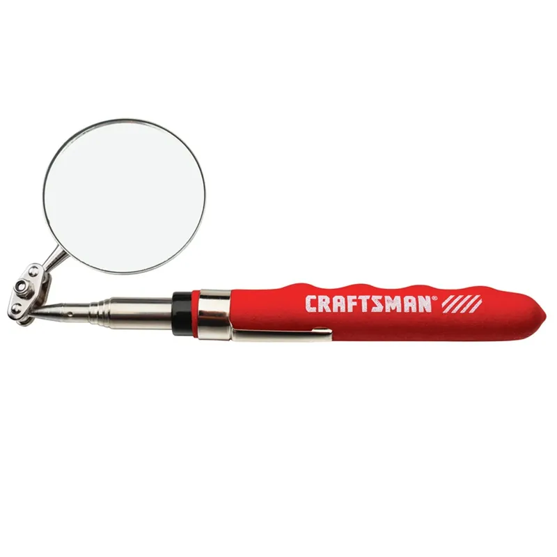 Craftsman 1 Piece 2 Inch Telescopic Inspection Mirror With 27 Inch Range