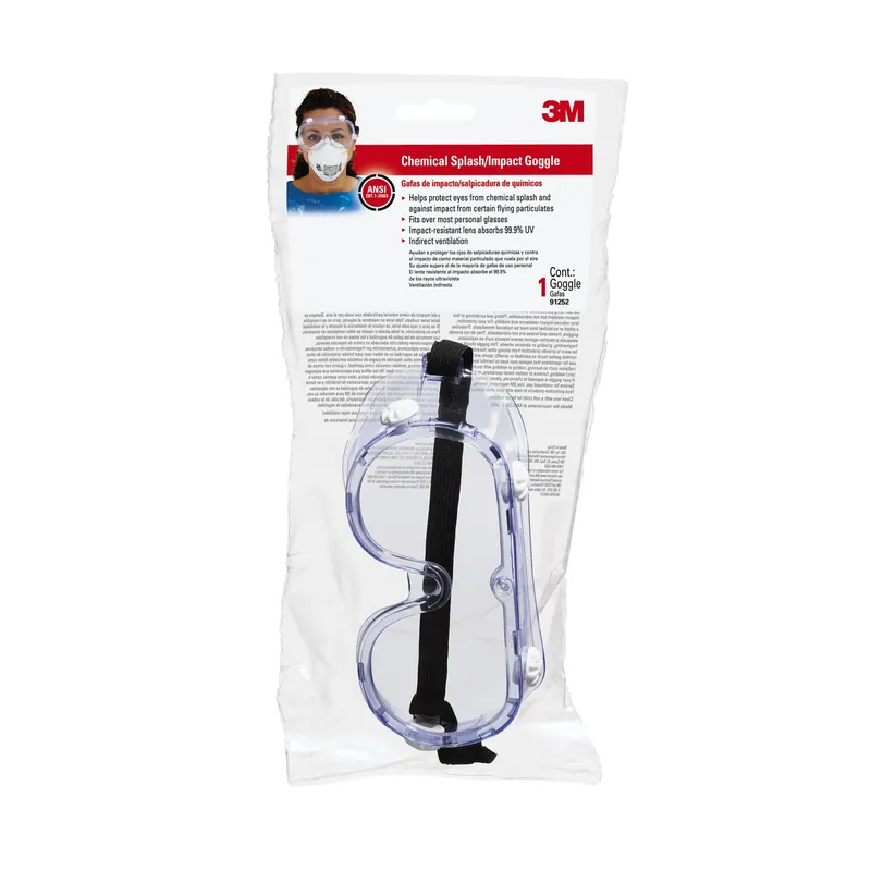 Tekk Protection Chemical Splash/Impact Goggles