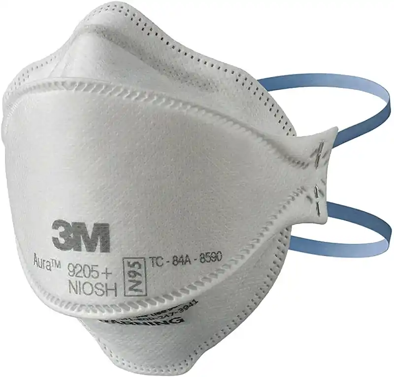 3M N95 Respirator Flat Fold White 3 Pk