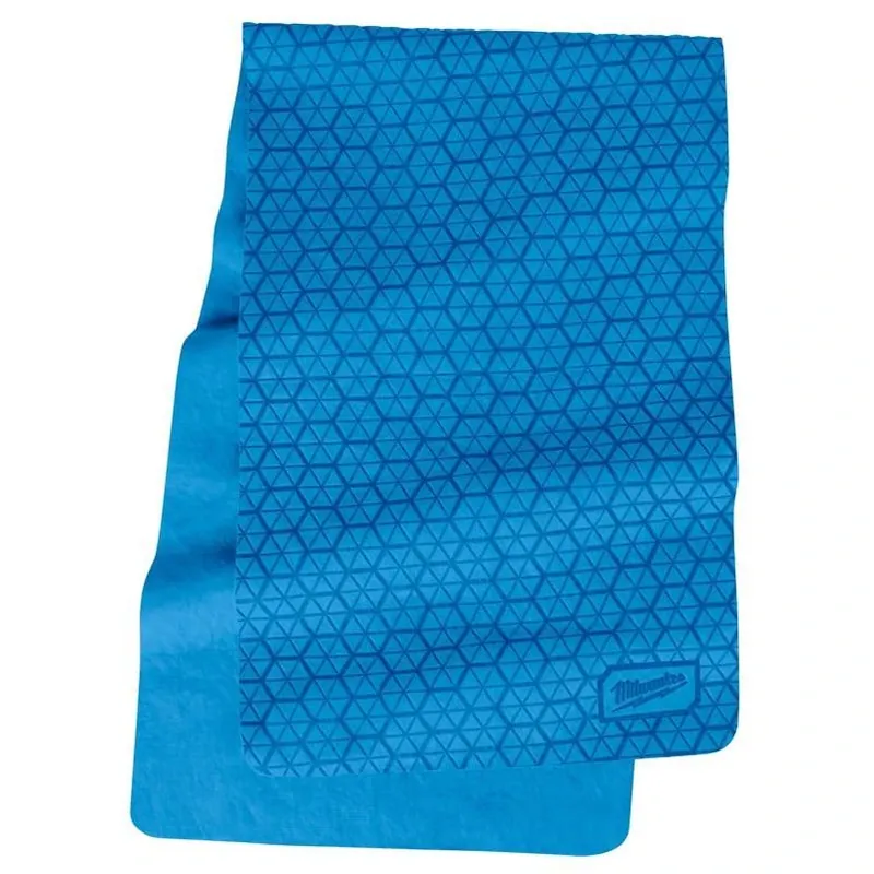 Milwaukee High‑Visibility Breakaway Cooling Towel – ANSI Type R Class 2, Blue Mesh