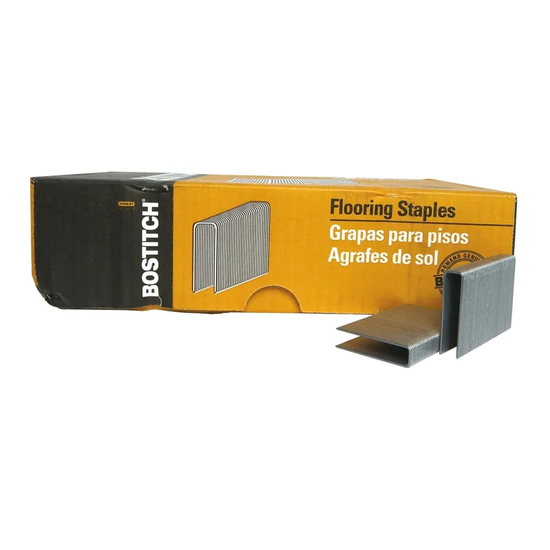 Bostitch 1/2 In. W X 2 In. L 15-1/2 Ga. Medium Crown Flooring Staples 7728 Pk