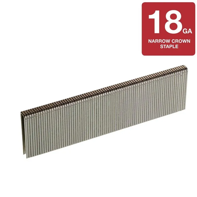 Senco L13BRBN 18 Gauge By 1/4-inch Crown By 1-inch Length Bright Basic Staples (5,000 Per Box)