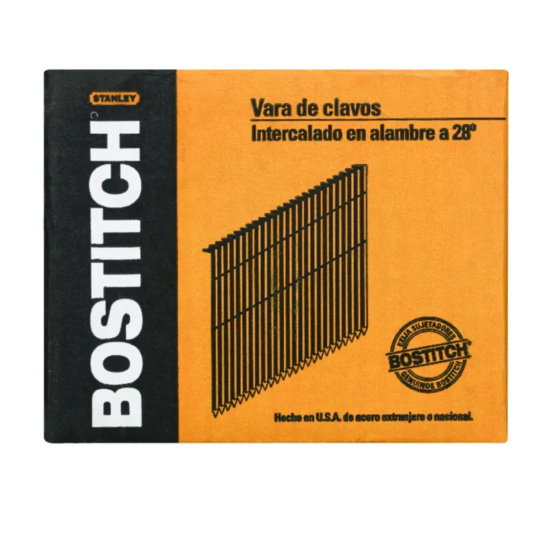 Bostitch 3-1/4 In. L Angled Strip Galvanized Framing Nails 28 Deg 2000 Pk