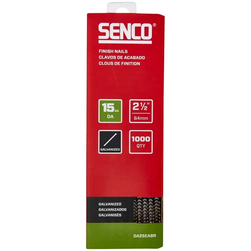 Senco 2-1/2 In. Finishing Galvanized Steel Nail Brad Head