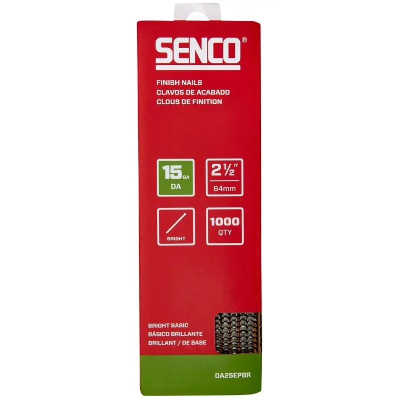 Senco 2-1/2 In. Finishing Bright Steel Nail Brad Head