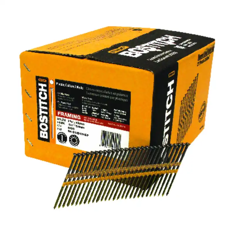 Bostitch 3-1/4 In. L Angled Strip Coated Framing Nails 21 Deg 4,000 Pk