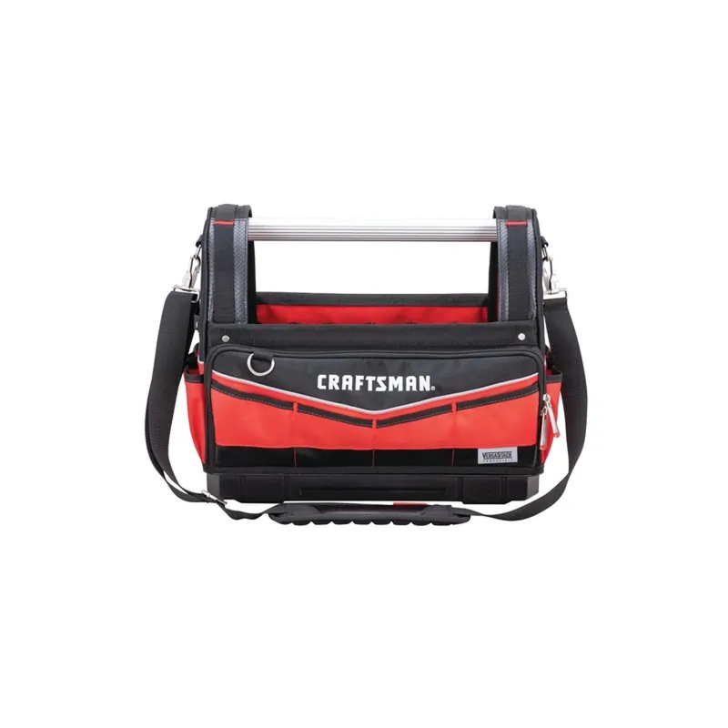 Craftsman Versastack 17 In. Tool Tote 32 Pocket Black/red Polyester