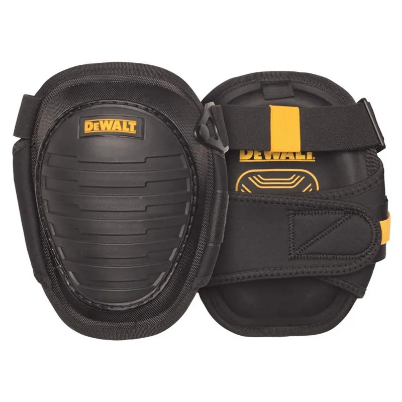 DEWALT 9.3 In. L X 7.25 In. W Gel Foam Hard Shell Knee Pads Black/Yellow One Size Fits All