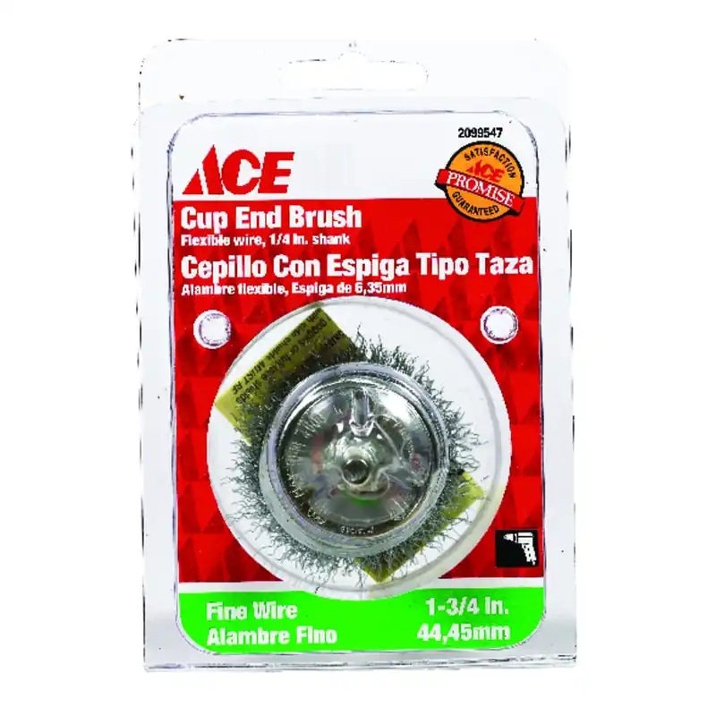1-3/4 In. Fine Crimped Wire Wheel Steel Brush 4500 Rpm For Cleaning And Deburring