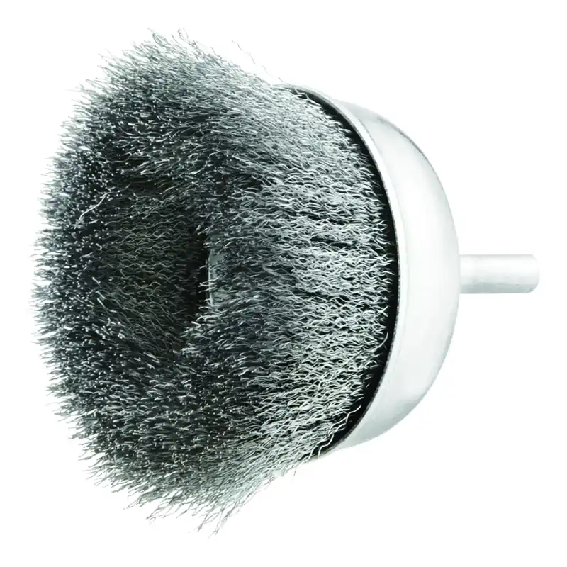 2-3/4 In. Fine Crimped Wire Wheel Steel Brush 4500 Rpm For Cleaning And Deburring