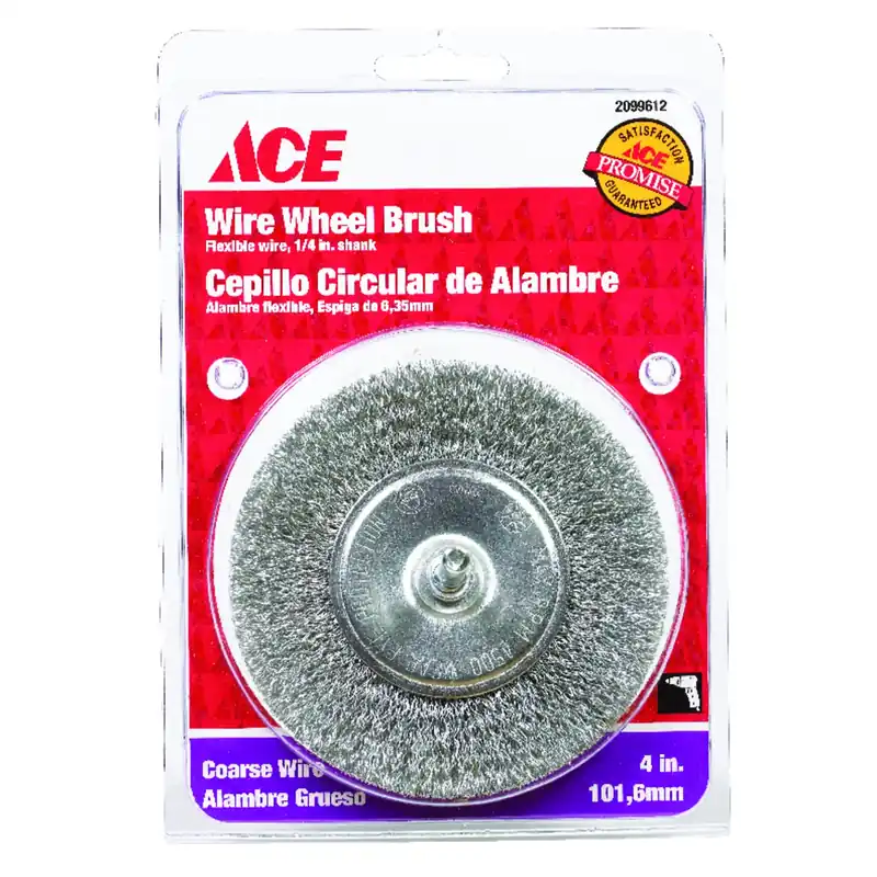 4 Inch Crimped Wire Wheel Brush Steel 4500 Rpm For Cleaning And Deburring