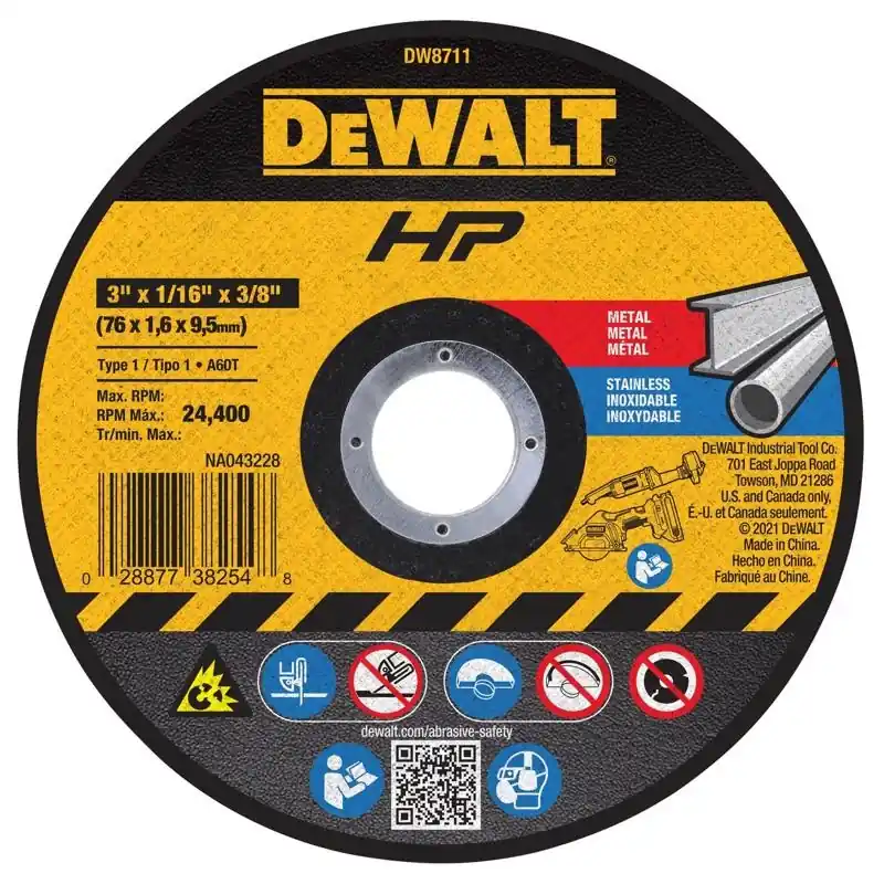 Bonded Cutting Wheel, 3 In.