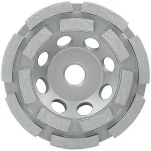 49-93-7750 4 Inch Diamond Cup Wheel Double Row For Concrete Grinding