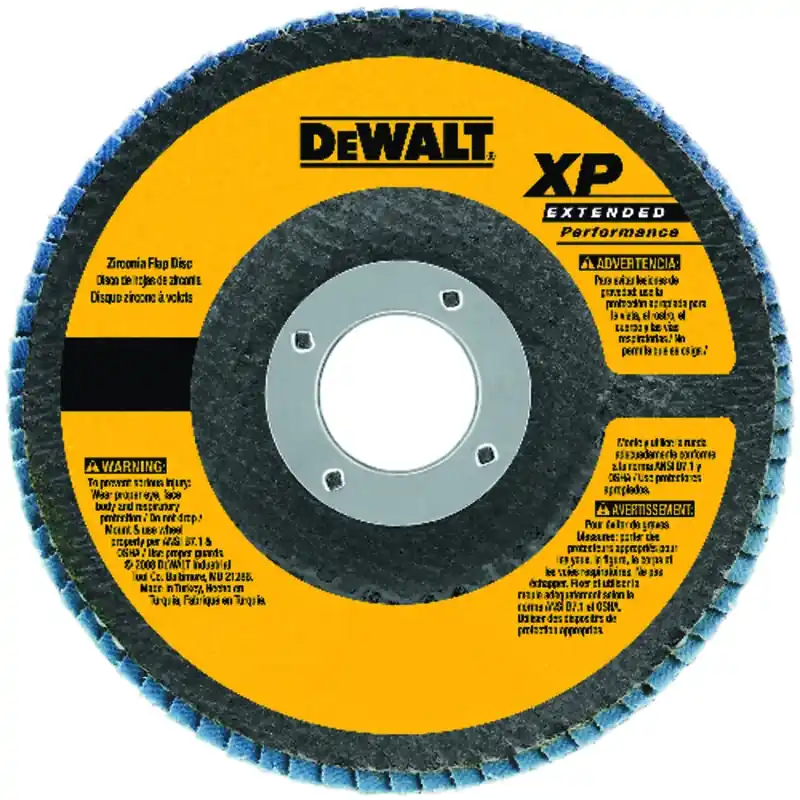 Xp 4-1/2 In. Zirconia Aluminum Oxide Flap Disc 80 Grit 7/8 In. Arbor