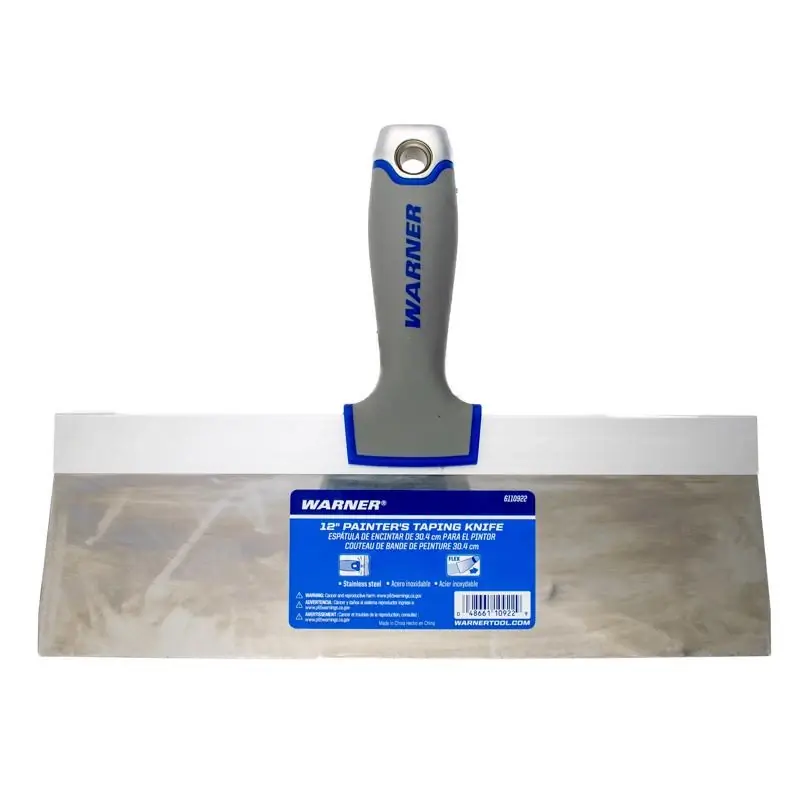 Warner Stainless Steel Flexible Taping Knife 1 In. H X 8.9 In. W X 12 In. L