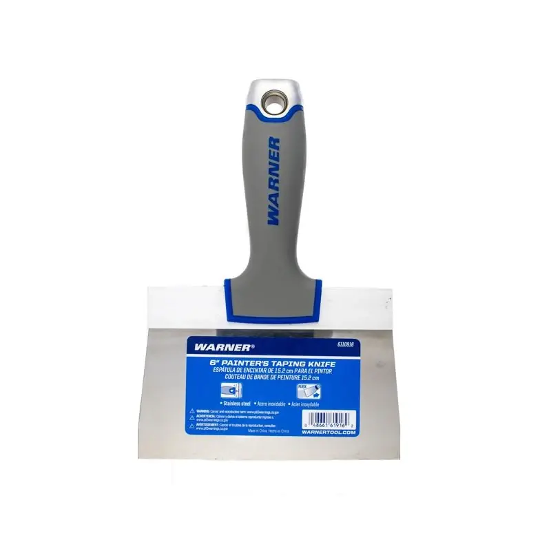 Warner Stainless Steel Flexible Taping Knife 1 In. H X 8.9 In. W X 6 In. L