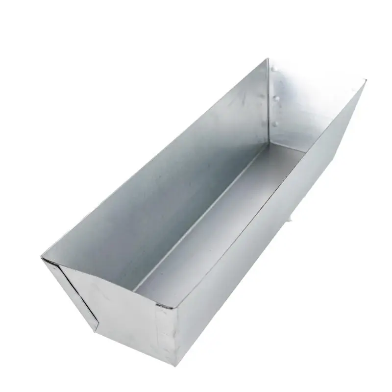 Warner Galvanized Steel Mud Pan 3.5 In. Height X 4 In. Width X 12 In. Length