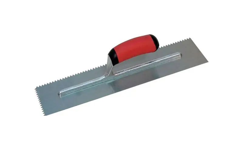 1/4 In. V-notched Trowel With Soft Grip Handle - 11 In. Length