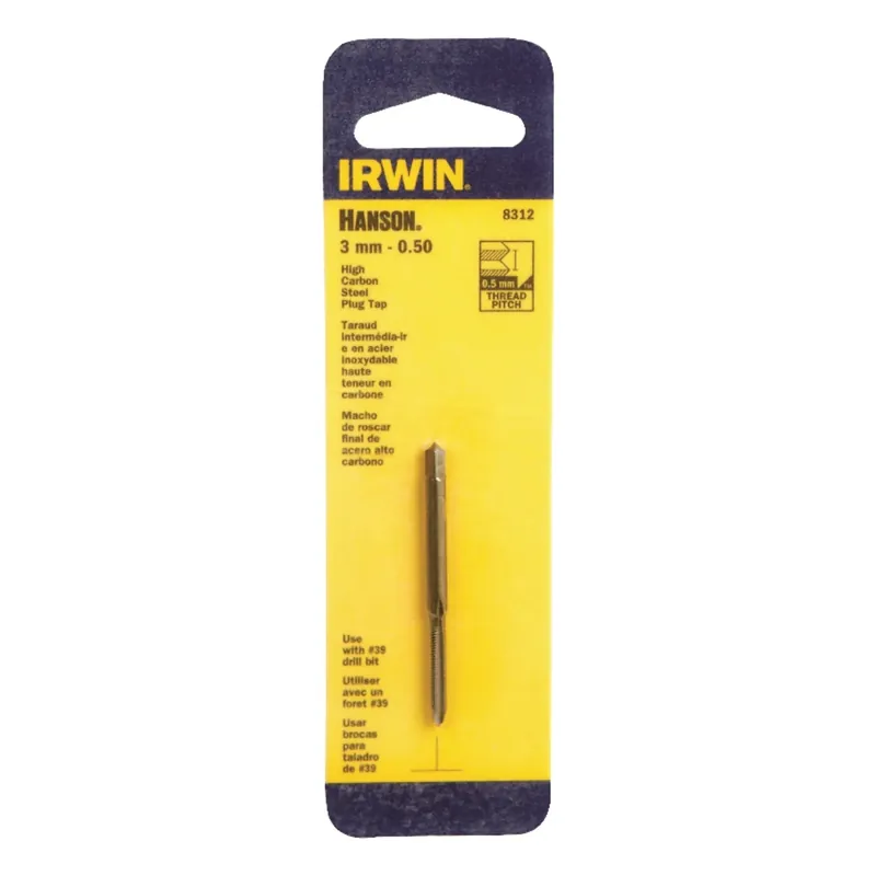 Metric Tap, Carbon Steel, 3mm X 0.50